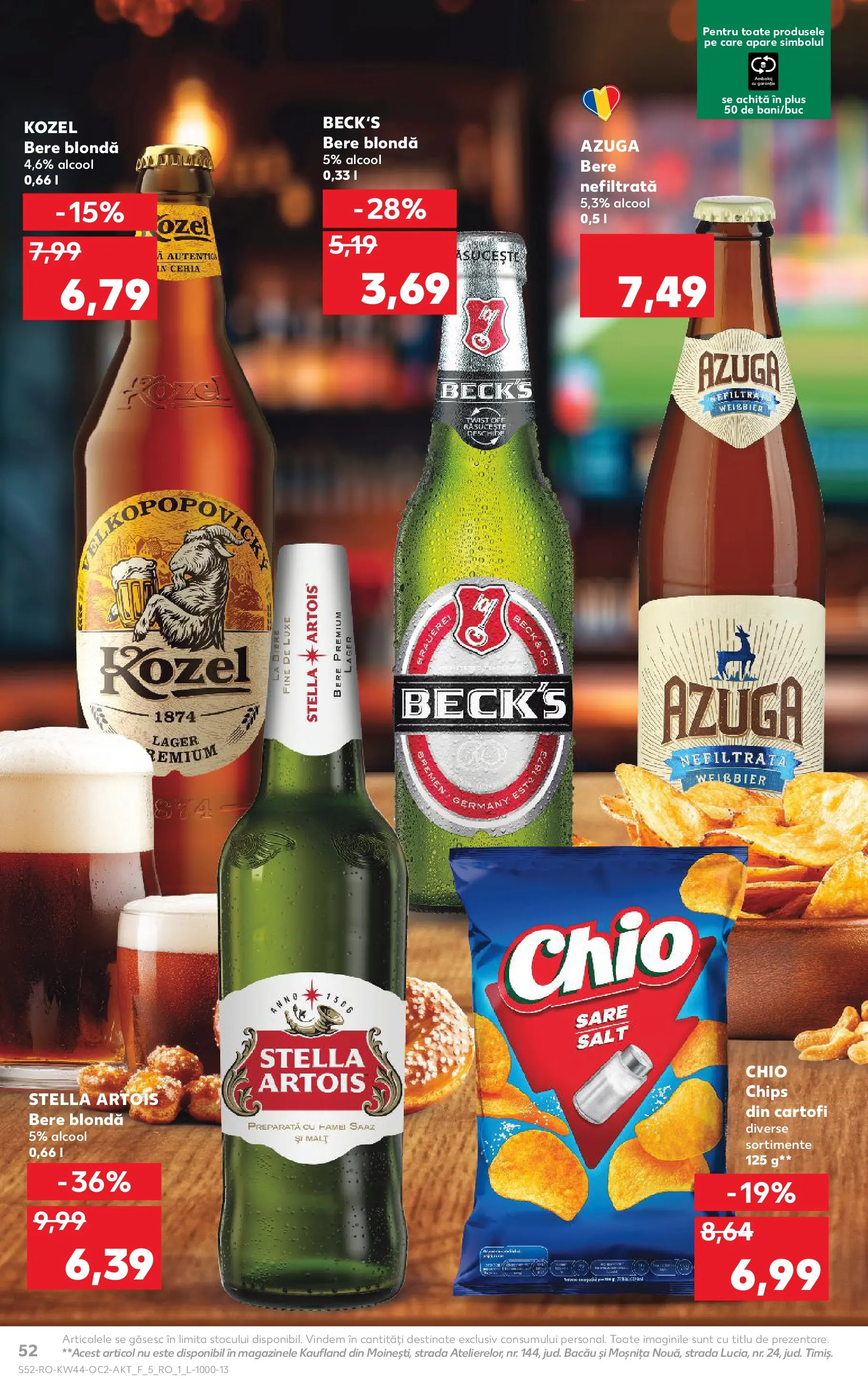 Catalog Kaufland - Târgu Mureș 28.10.2025 || Revista si Oferte | Pagină: 52 | Produse: Bere, Cartofi, Sare Catalog Kaufland - Târgu Mureș 28.10.2025 - Revista si Oferta | Pagină: 52 | Produse: Bere, Cartofi, Sare