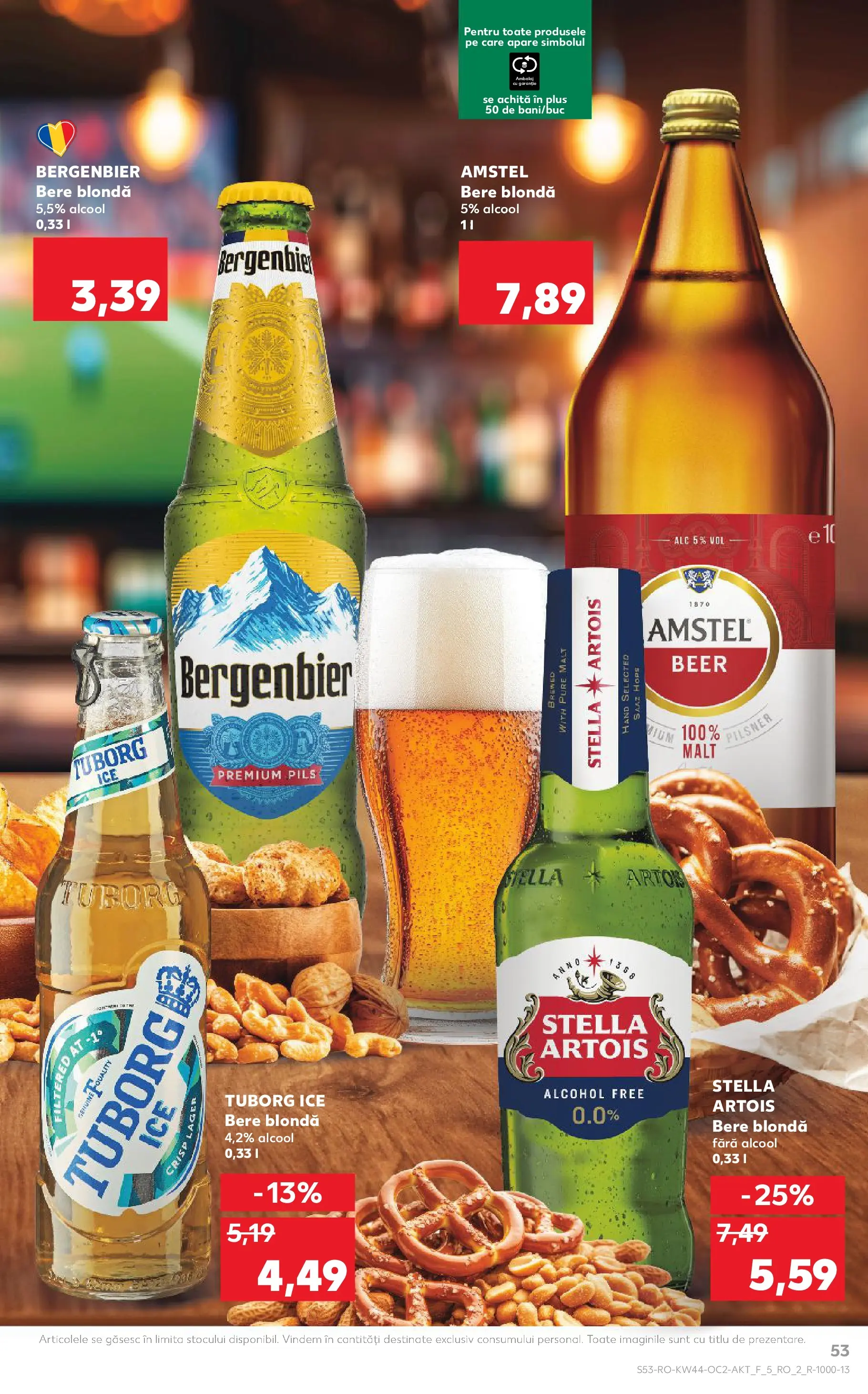 Catalog Kaufland - Târgu Mureș 28.10.2025 || Revista si Oferte | Pagină: 53 | Produse: Bere, Plastik Kulübe Catalog Kaufland - Târgu Mureș 28.10.2025 - Revista si Oferta | Pagină: 53 | Produse: Bere, Plastik Kulübe
