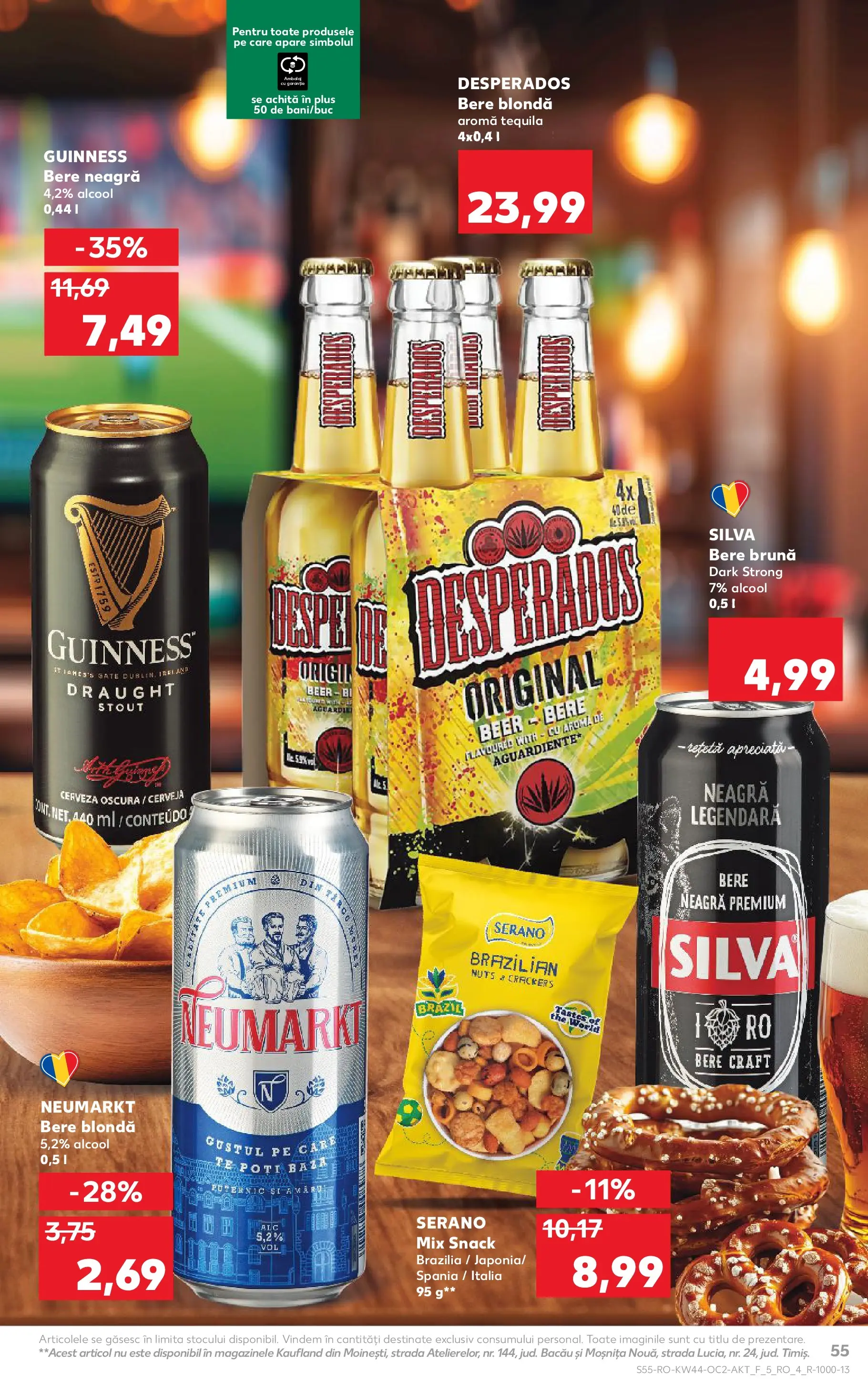Catalog Kaufland - Târgu Mureș 28.10.2025 || Revista si Oferte | Pagină: 55 | Produse: Eğitim çantaları, Bere Catalog Kaufland - Târgu Mureș 28.10.2025 - Revista si Oferta | Pagină: 55 | Produse: Eğitim çantaları, Bere