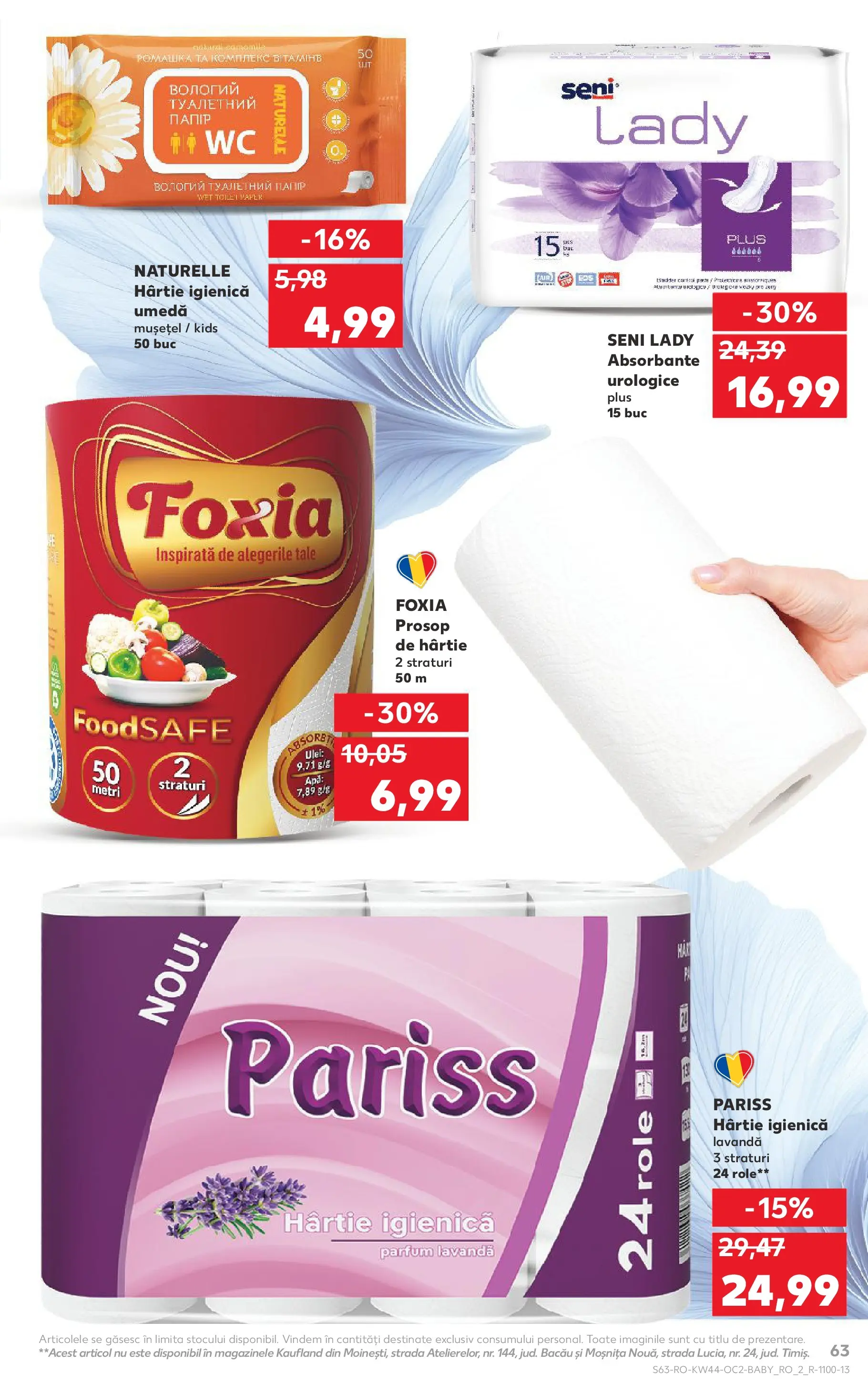 Catalog Kaufland - Comarnic 28.10.2025 || Revista si Oferte | Pagină: 63 | Produse: Role, Ulei, Absorbante, Apă Catalog Kaufland - Comarnic 28.10.2025 - Revista si Oferta | Pagină: 63 | Produse: Role, Ulei, Absorbante, Apă