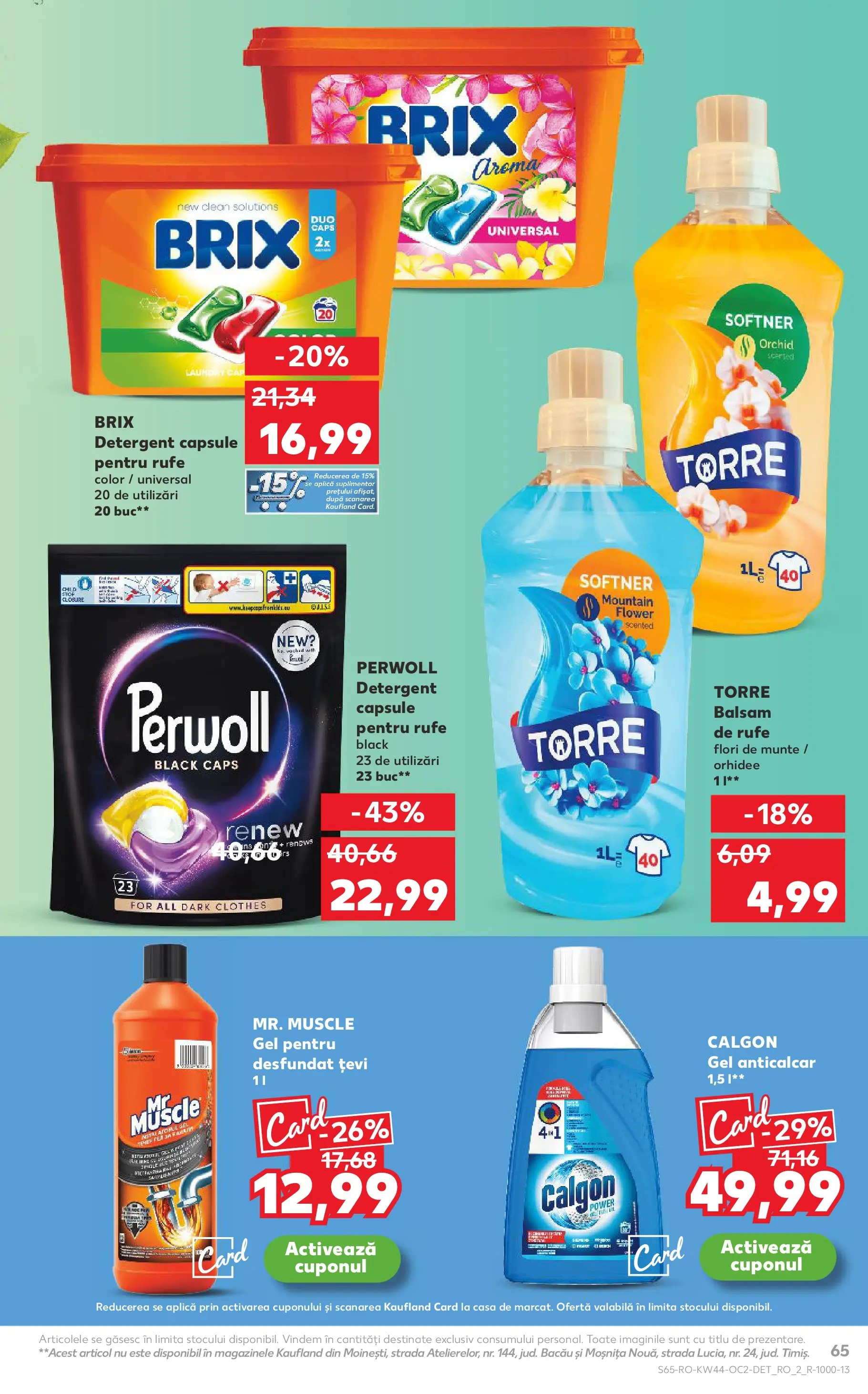 Catalog Kaufland - Târgu Mureș 28.10.2025 || Revista si Oferte | Pagină: 65 | Produse: Pomelo, Yorgan, Detergent, Balsam de rufe Catalog Kaufland - Târgu Mureș 28.10.2025 - Revista si Oferta | Pagină: 65 | Produse: Pomelo, Yorgan, Detergent, Balsam de rufe