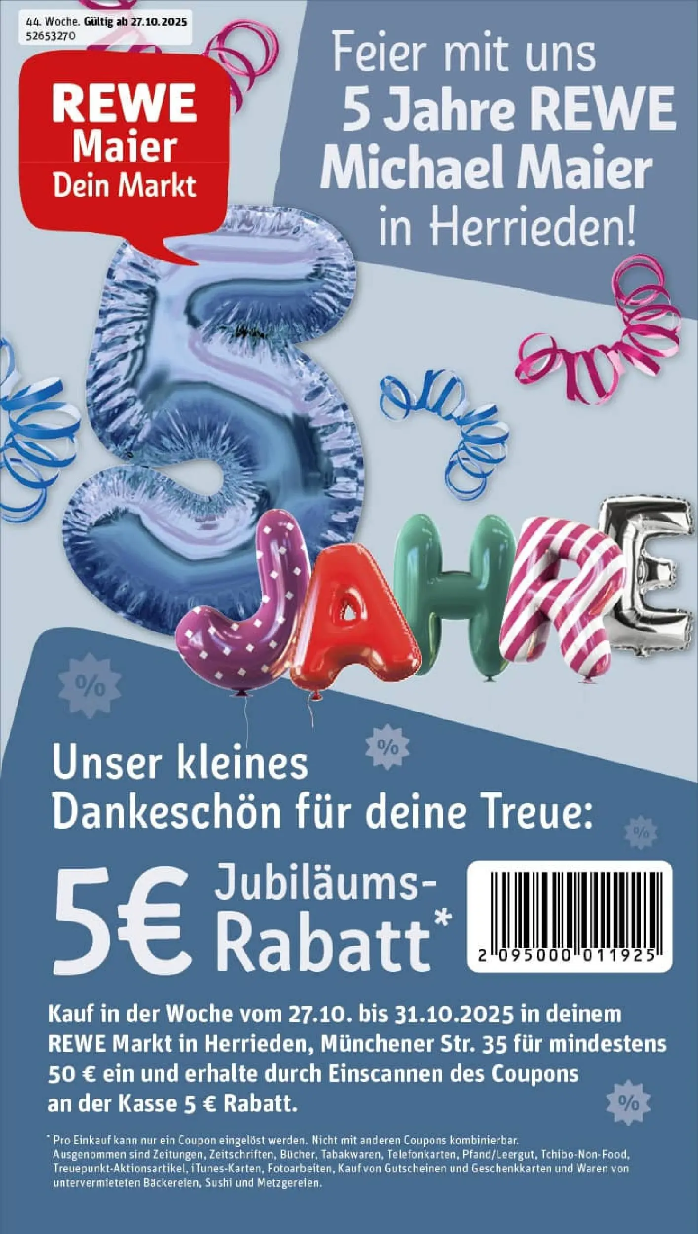 REWE Prospekt ab 26.10.2025 zum Blättern » Angebote | Seite: 1
