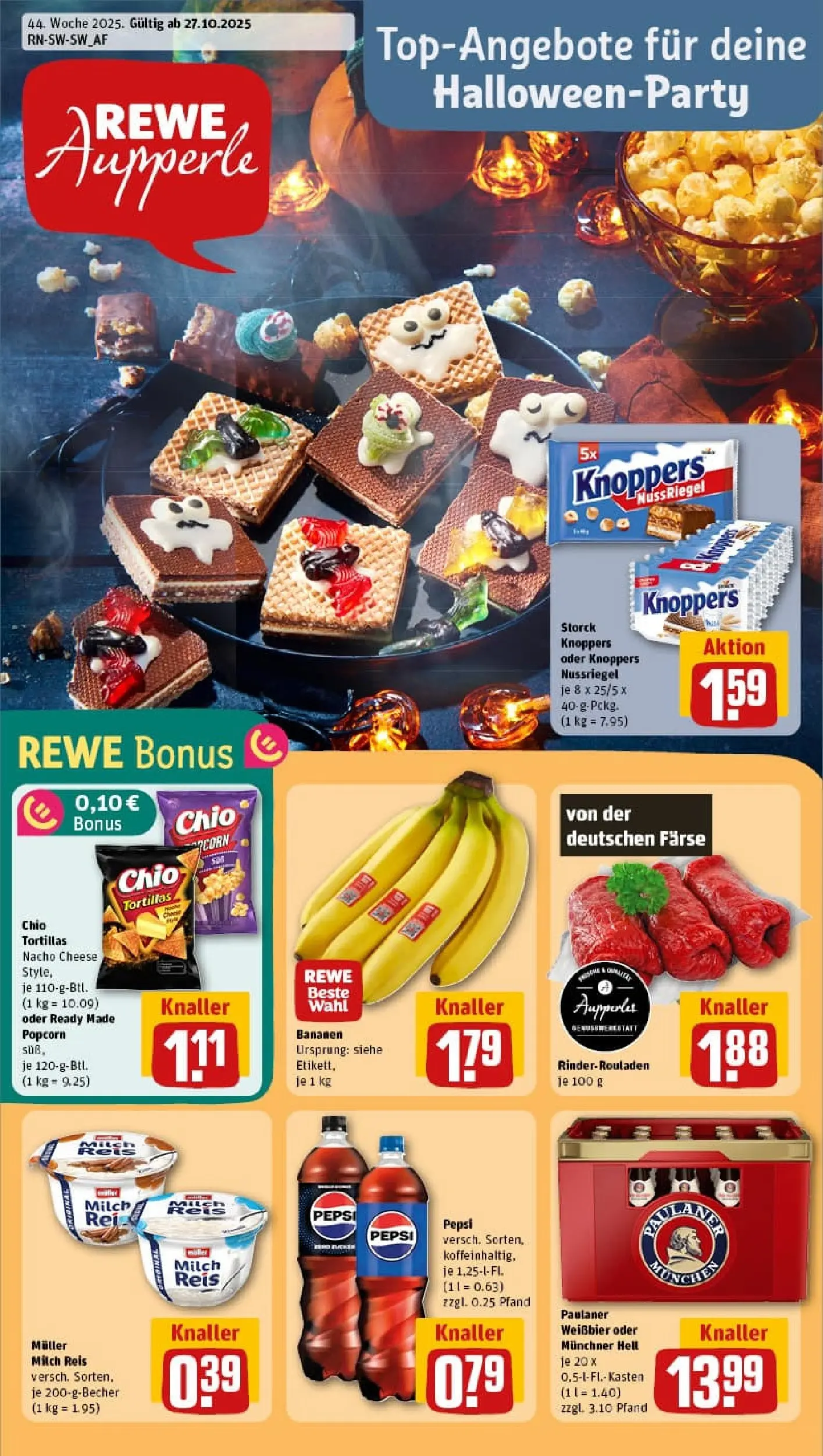 REWE Prospekt ab 26.10.2025 zum Blättern » Angebote | Seite: 1