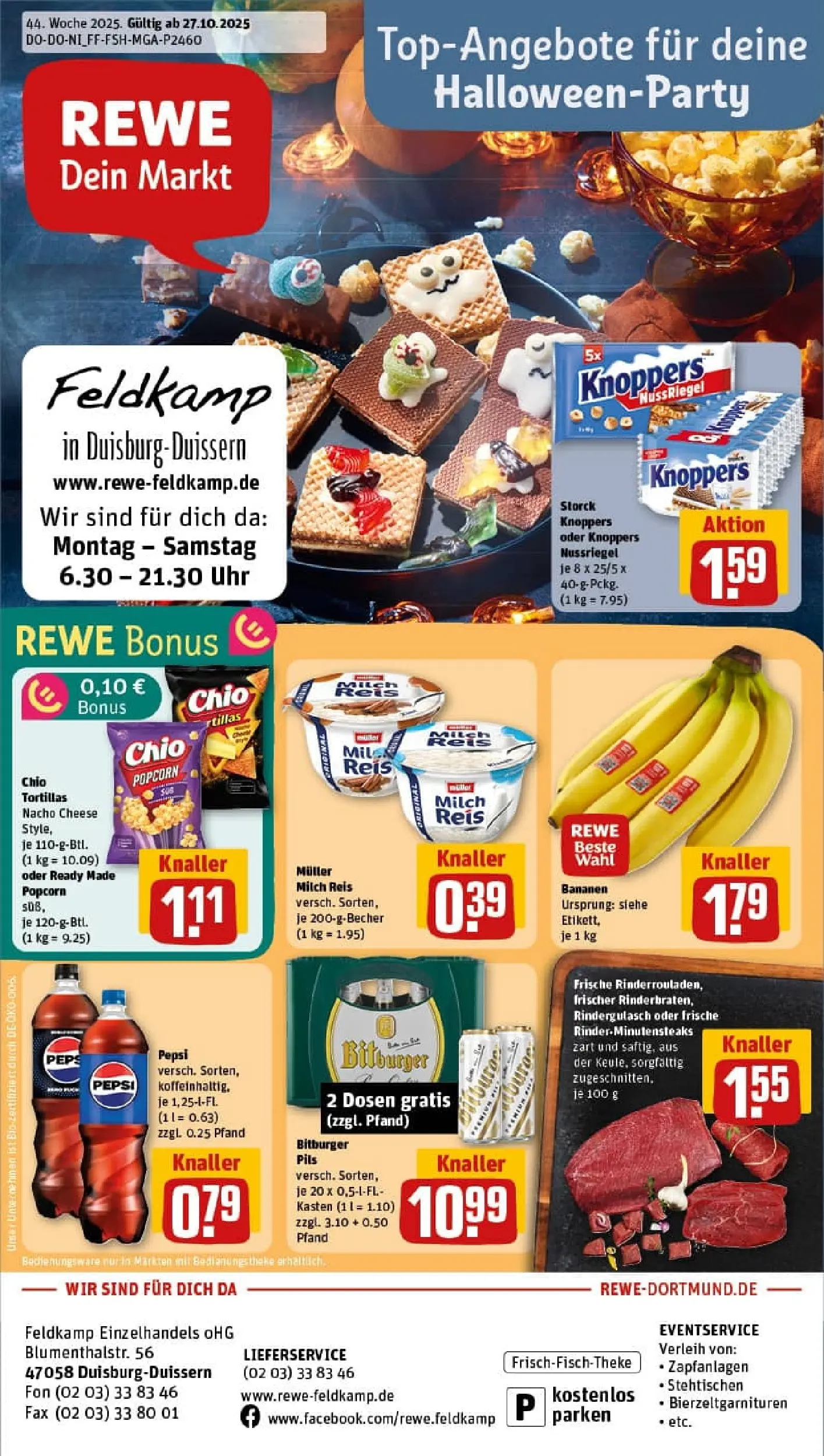 REWE Prospekt ab 26.10.2025 zum Blättern » Angebote | Seite: 1