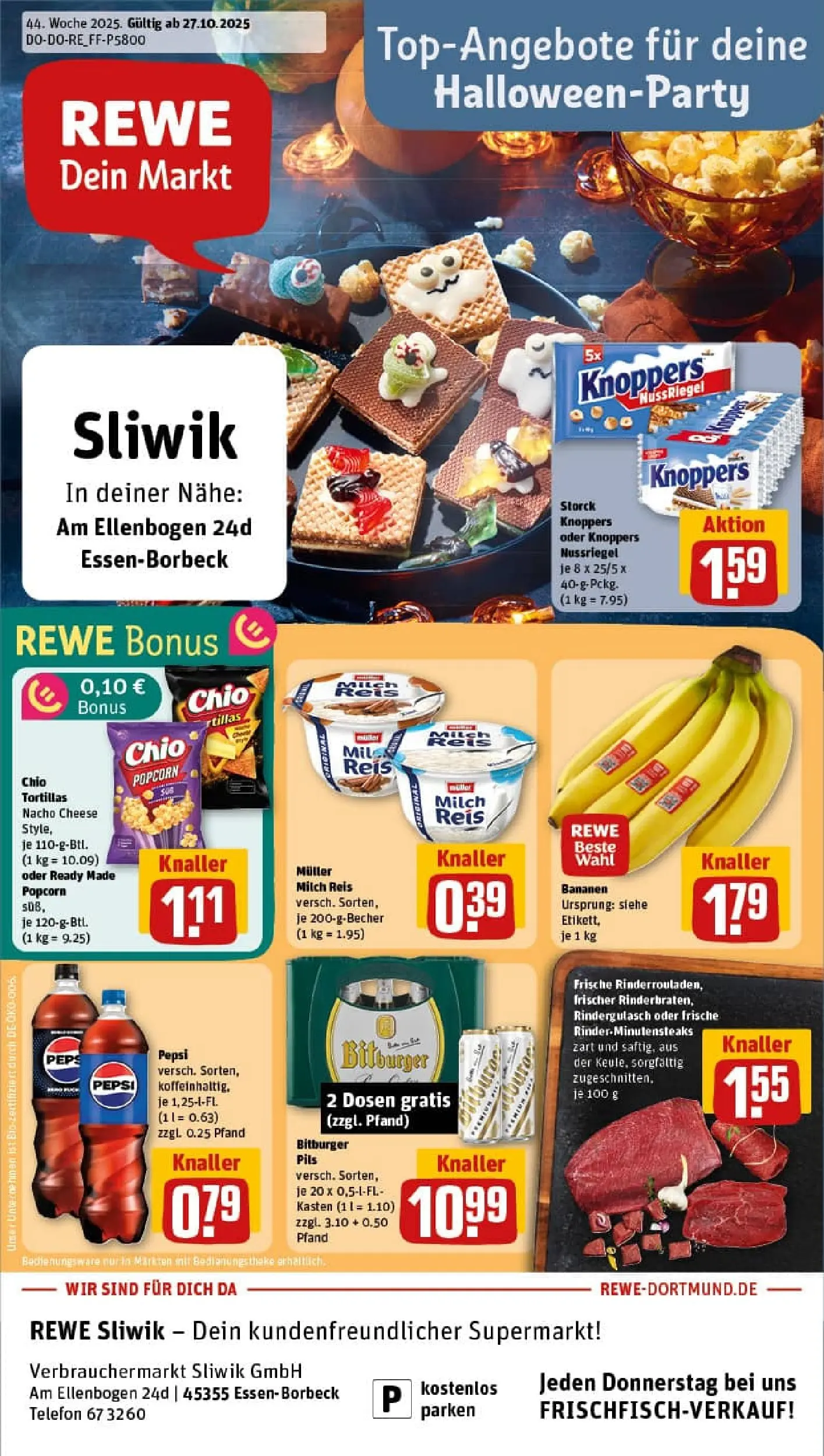 REWE Prospekt ab 26.10.2025 zum Blättern » Angebote | Seite: 1