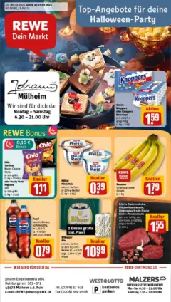 Rewe prospekt Mülheim An Der Ruhr	 ab 26.10.2025 gültig