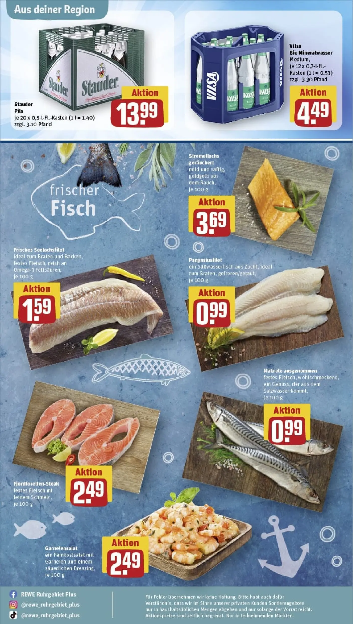REWE Prospekt ab 26.10.2025 zum Blättern » Angebote | Seite: 35 | Produkte: Pils, Garnelen, Steak, Fleisch