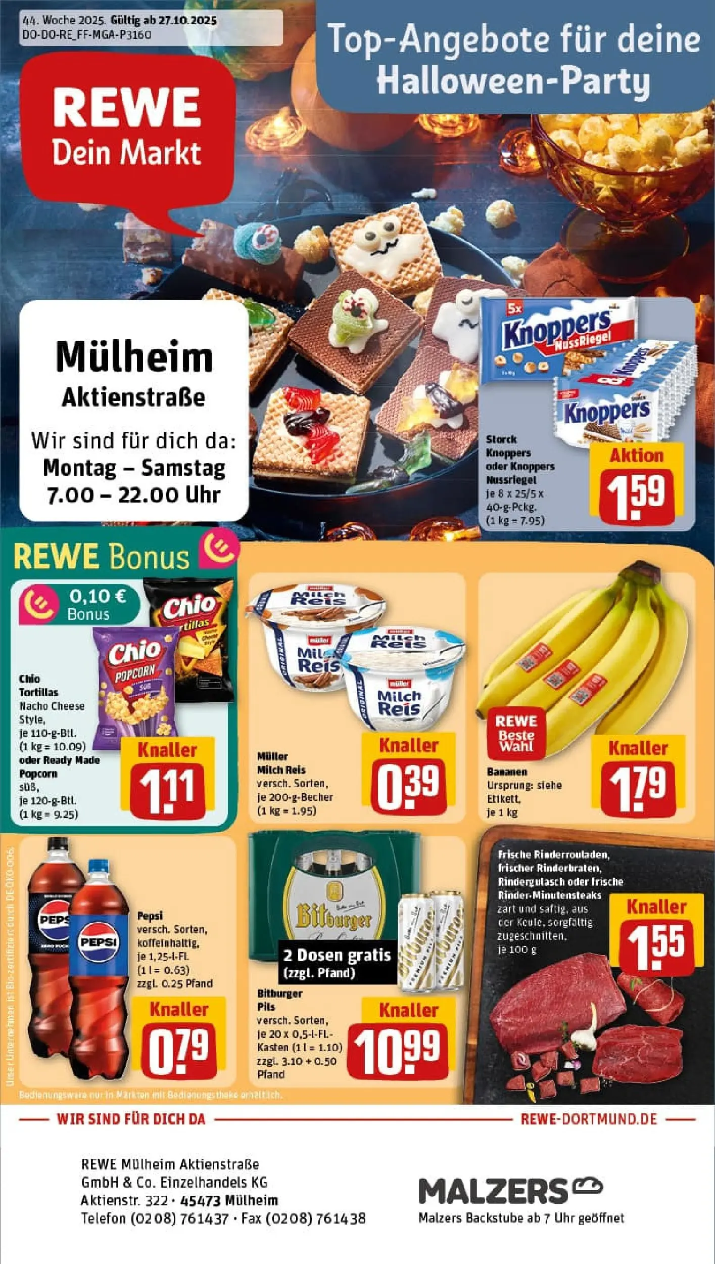 REWE Prospekt ab 26.10.2025 zum Blättern » Angebote | Seite: 1