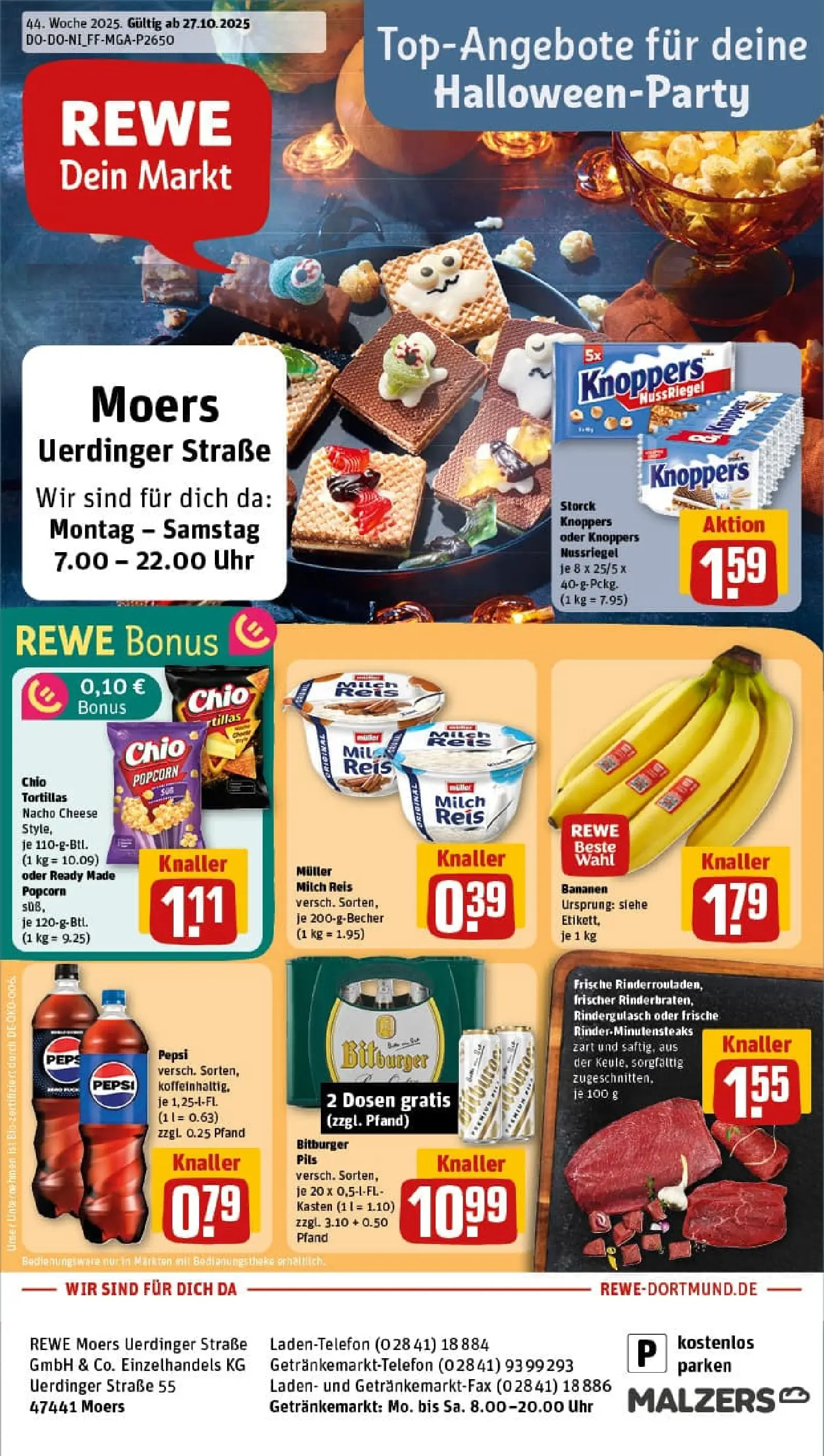 REWE Prospekt ab 26.10.2025 zum Blättern » Angebote | Seite: 1
