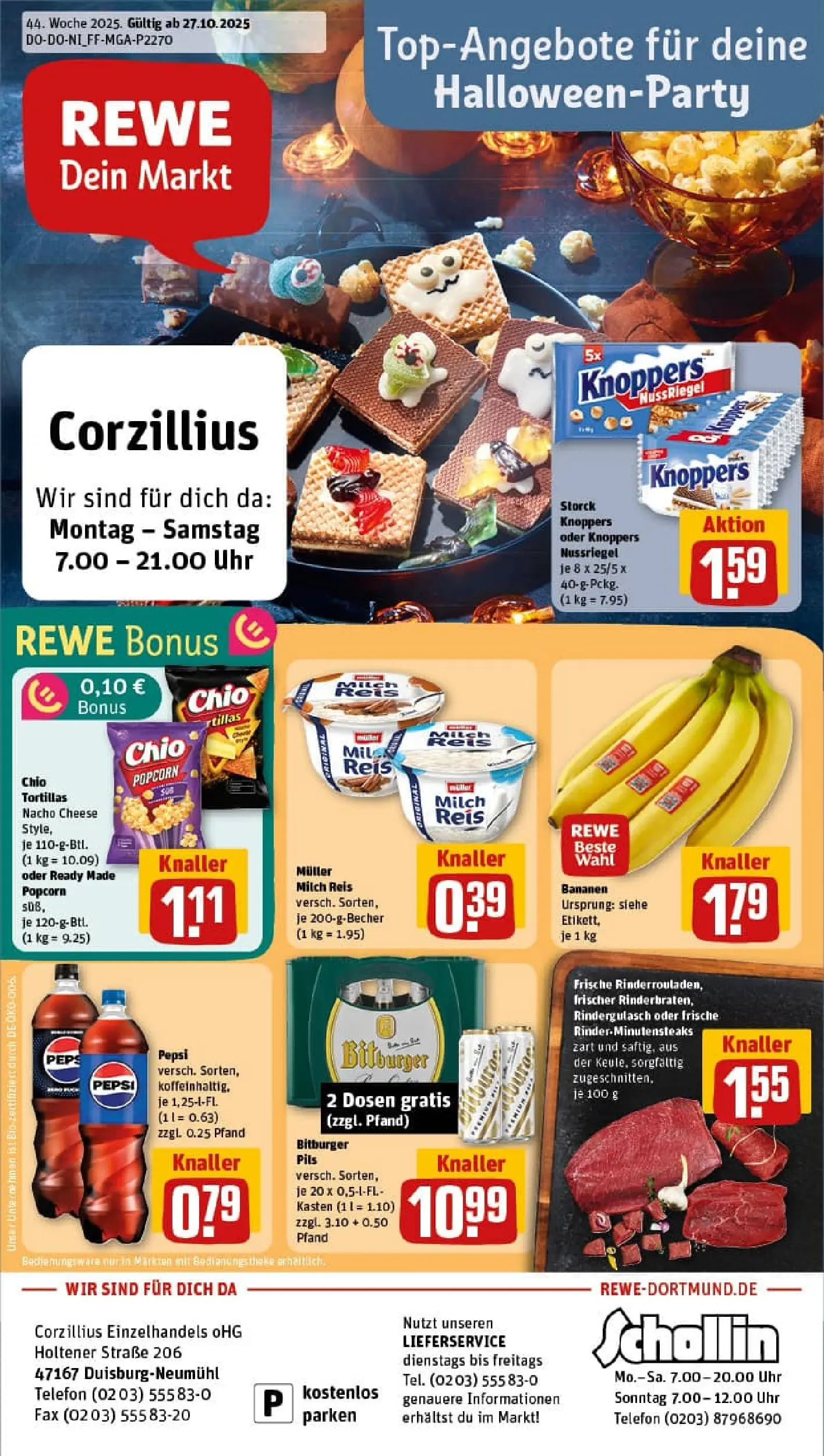 REWE Prospekt ab 26.10.2025 zum Blättern » Angebote | Seite: 1