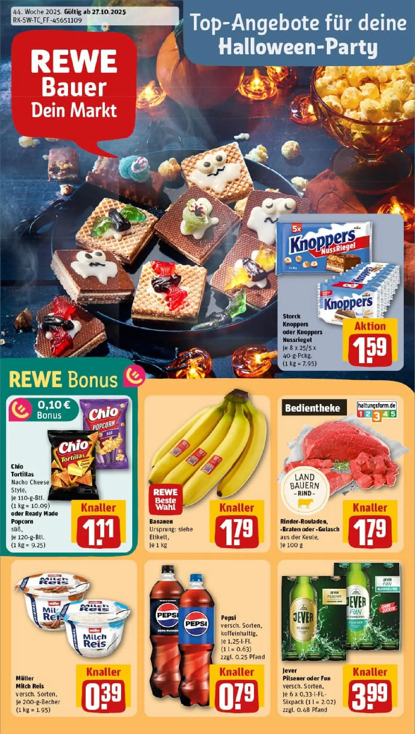 REWE Prospekt ab 26.10.2025 zum Blättern » Angebote | Seite: 1