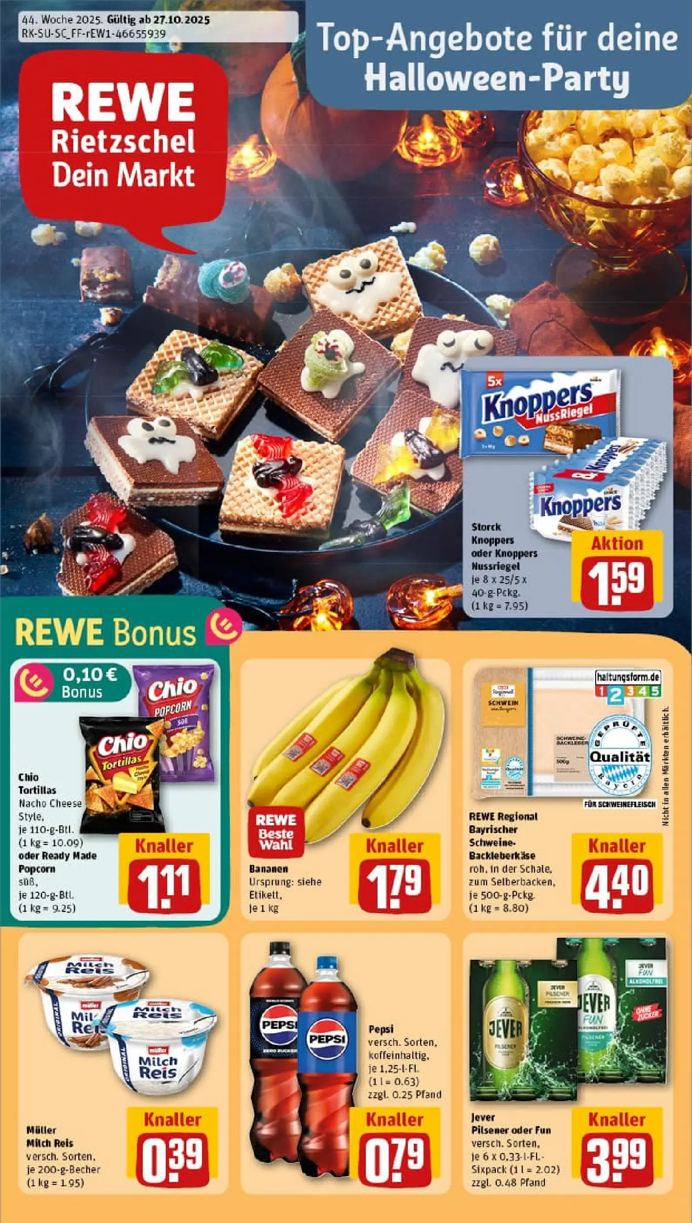 REWE Prospekt ab 26.10.2025 zum Blättern » Angebote | Seite: 1