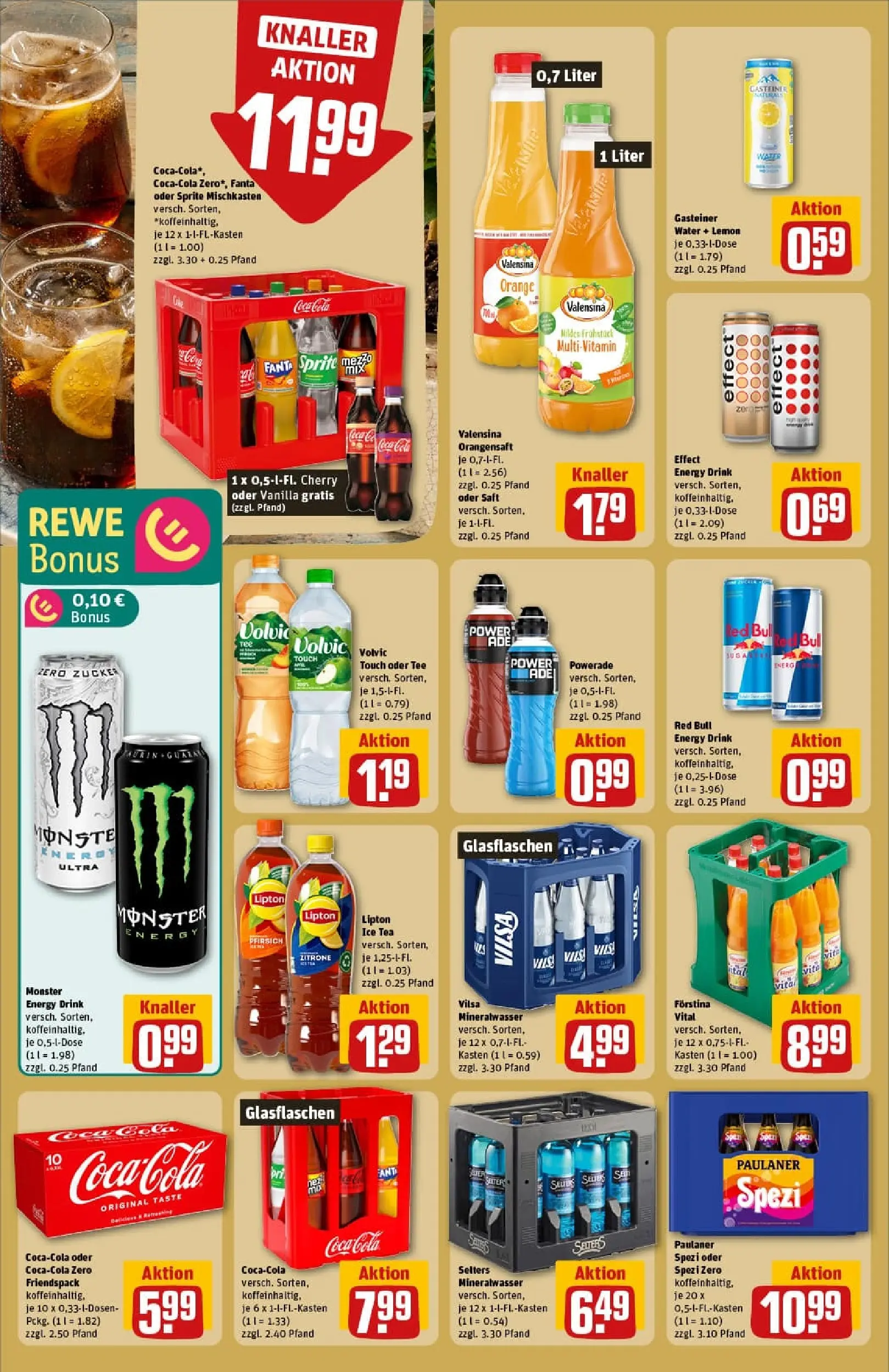 REWE Prospekt ab 26.10.2025 zum Blättern » Angebote | Seite: 18 | Produkte: Cola, Volvic touch, Zucker, Tee
