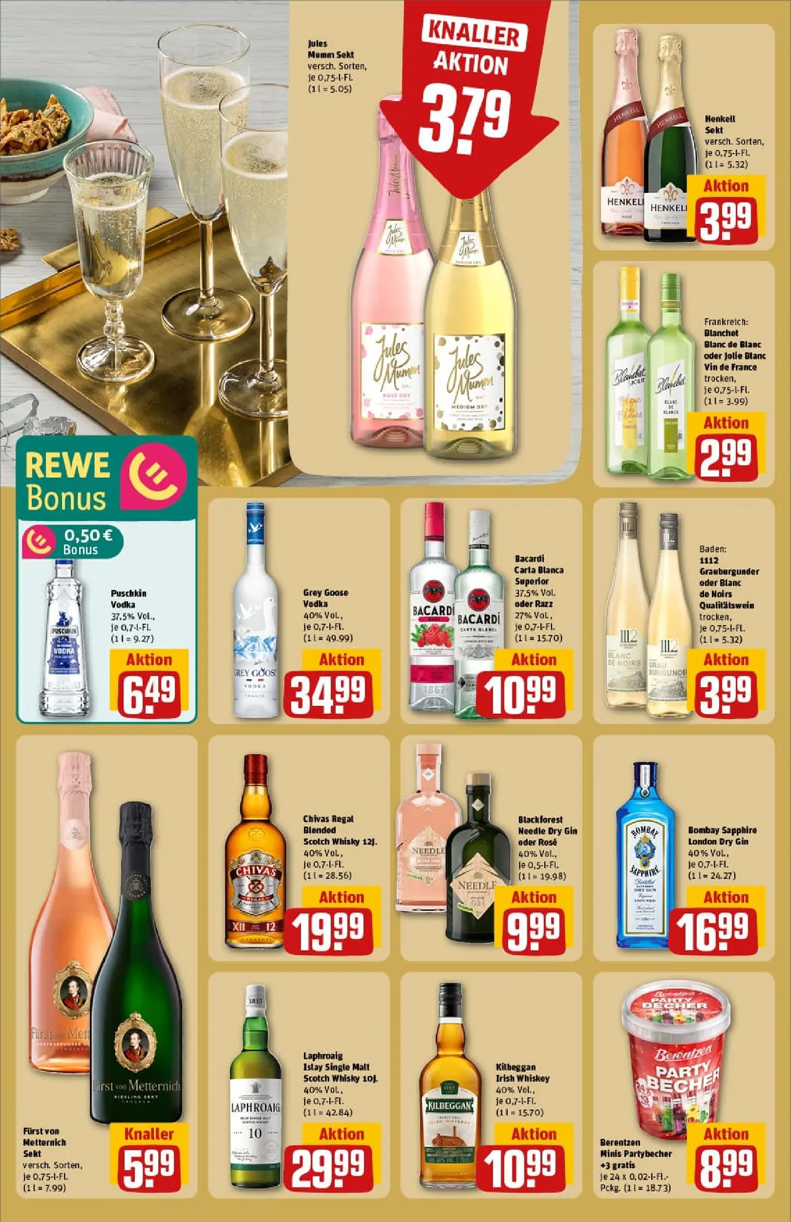 REWE Prospekt ab 26.10.2025 zum Blättern » Angebote | Seite: 20 | Produkte: Bacardi, Regal, Rum, Gin