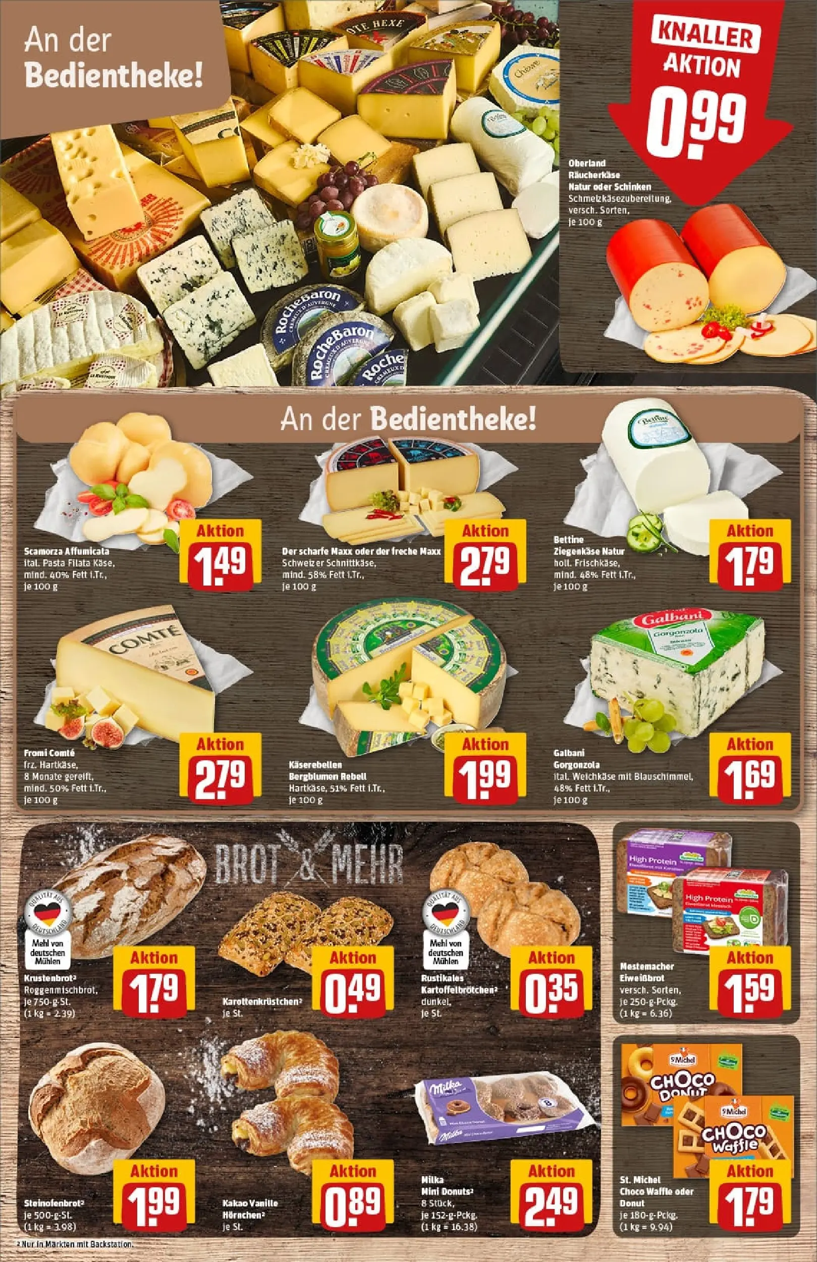 REWE Prospekt ab 26.10.2025 zum Blättern » Angebote | Seite: 13 | Produkte: Mehl, Milka, Pasta, Schinken