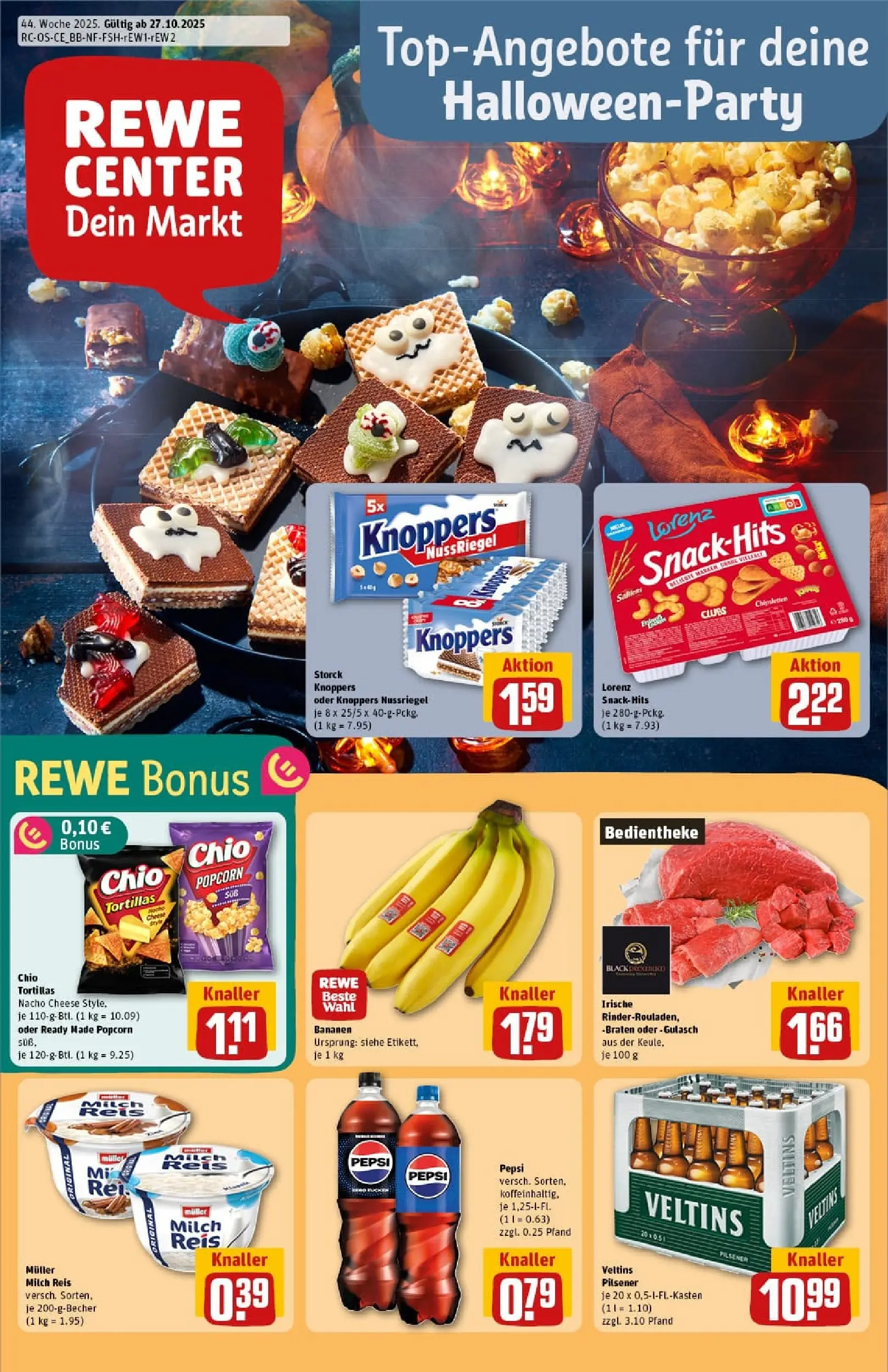 REWE Prospekt ab 26.10.2025 zum Blättern » Angebote | Seite: 1