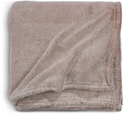 JYSK Одеяло KRATTFIOL 200x220 полар сивокафяво