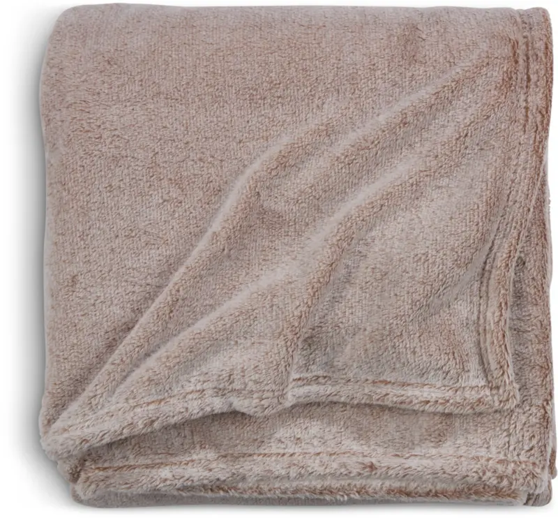 JYSK Одеяло KRATTFIOL 200x220 полар сивокафяво