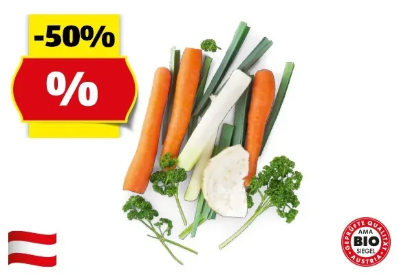 ZURÜCK ZUM URSPRUNG Bio-Suppengemüse aus Österreich, 500 g
