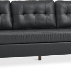 JYSK Canapea FALSLEV 3 locuri neagră