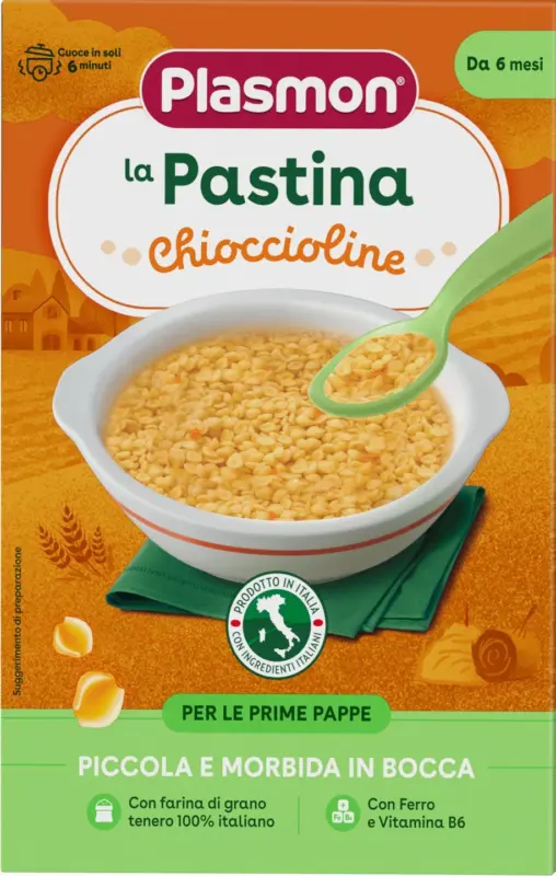 Plasmon, Паста Различни видове 300 гр, 6м+