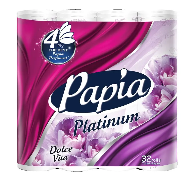 Papia Tоалетна хартия четирипластова