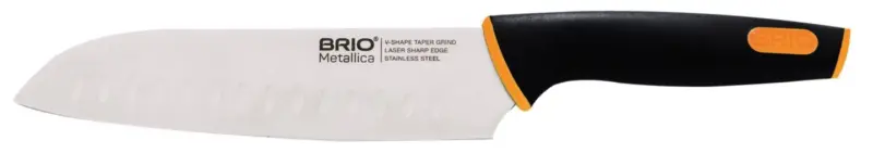 BRIO Нож на главния готвач или Santoku Metallica
