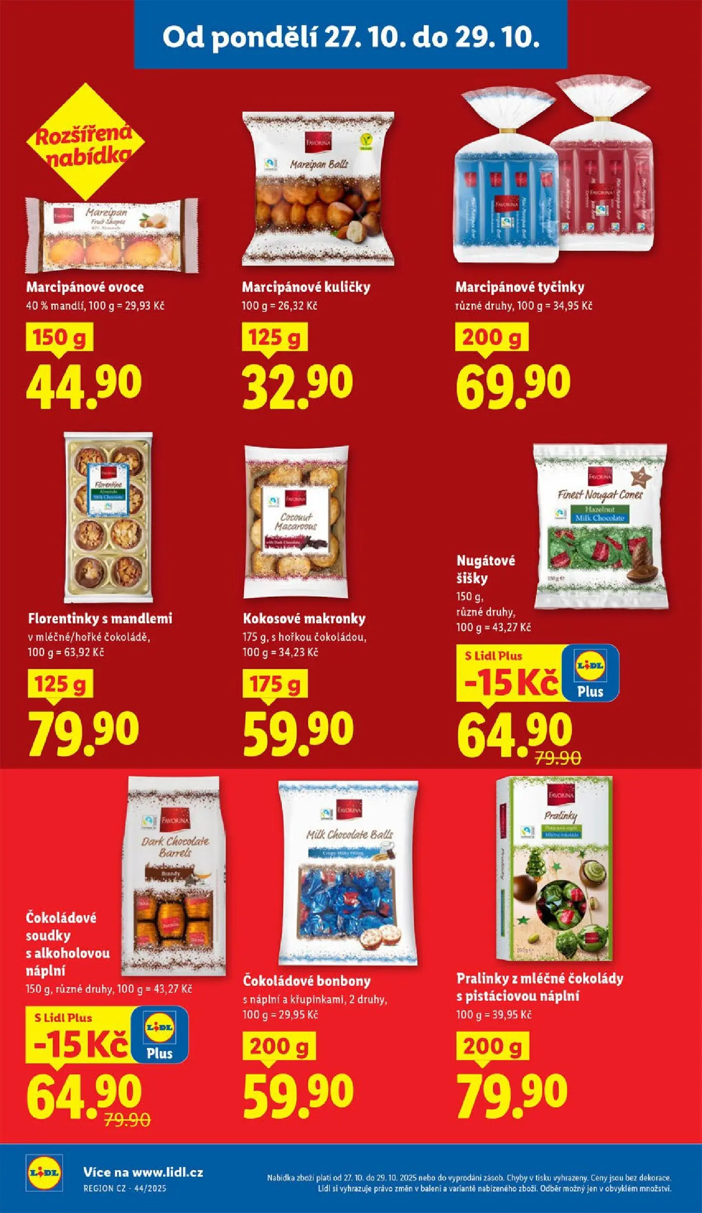 Lidl leták od 26.10.2025 - Nový akční leták | Strana: 28 | Produkty: Ovoce, Makronky, Kuličky, Milk chocolate