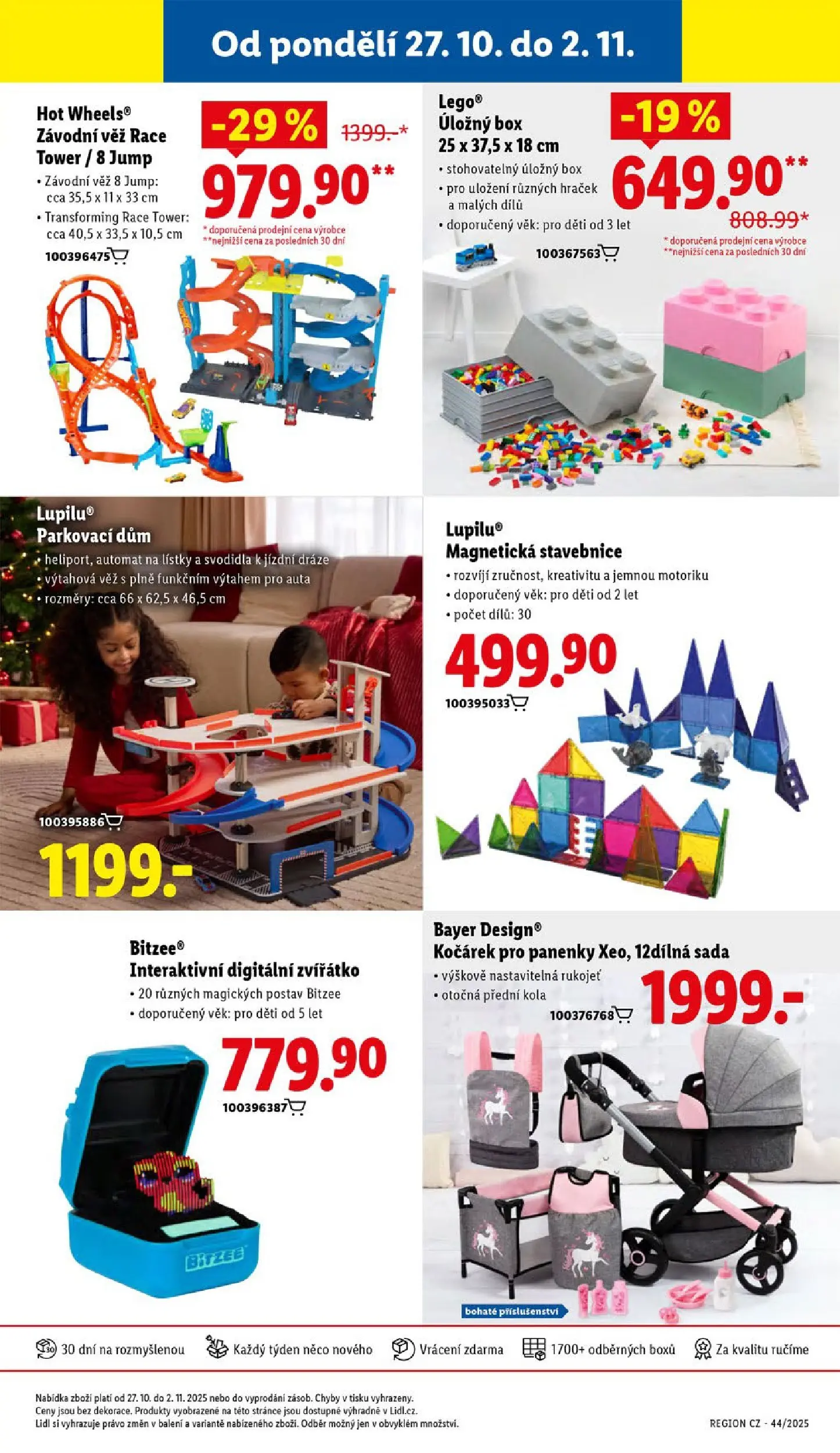 Lidl leták od 26.10.2025 - Nový akční leták | Strana: 37 | Produkty: Box, LEGO, Hot Wheels, Kola