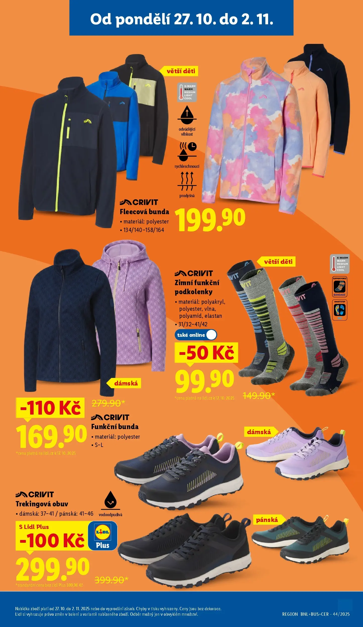 Lidl leták od 26.10.2025 - Nový akční leták | Strana: 39 | Produkty: Bunda, Obuv