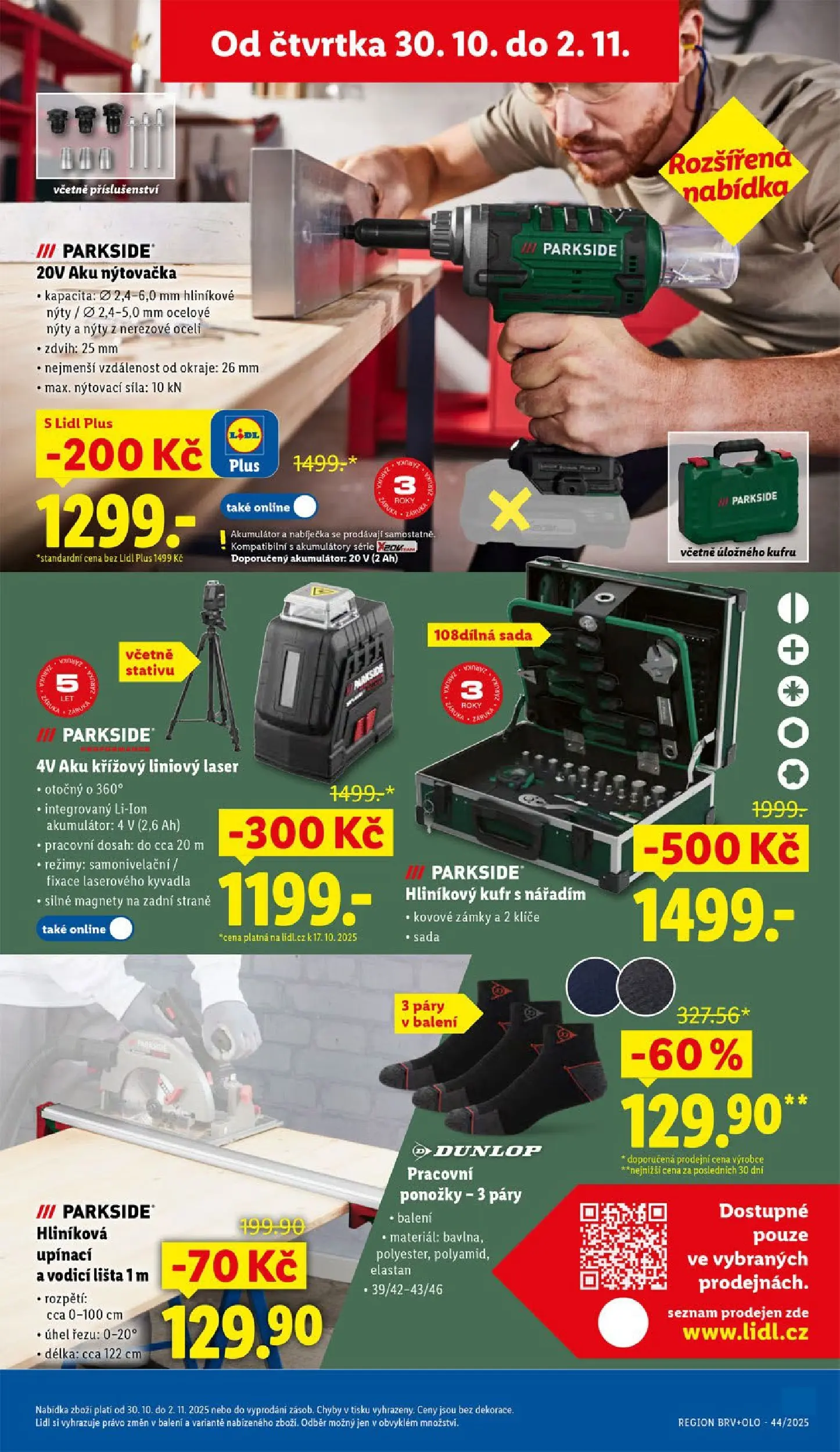 Lidl leták od 29.10.2025 - Nový akční leták | Strana: 35 | Produkty: Ponožky, Parkside, Kufr