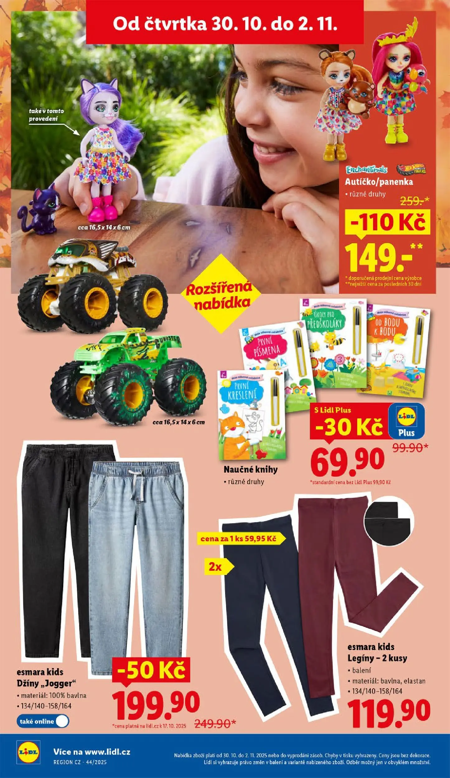 Lidl leták od 29.10.2025 - Nový akční leták | Strana: 38 | Produkty: Legíny, Džíny