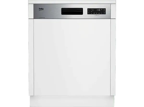 Beko BDSN28451X Geschirrspüler (Einbaugerät, Besteckkorb, 598 mm breit, 42 dB(A), B, Silber)