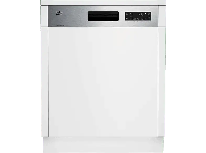 Beko BDSN28451X Geschirrspüler (Einbaugerät, Besteckkorb, 598 mm breit, 42 dB(A), B, Silber)
