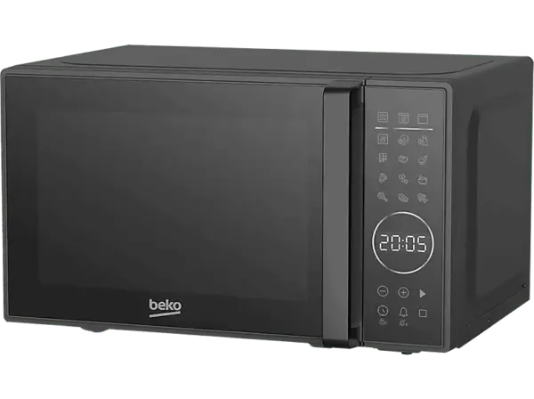 Beko MGC20130BB Standmikrowelle mit Grill (700 Watt, Freistehend, 20 l, Schwarzes Glas)