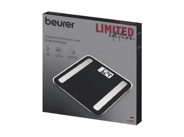 Beurer 105.66 BF183 Cherry Diagnosewaage, Maximale Tragkraft: 180 kg