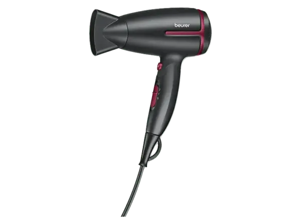 Beurer 105.38 HC25 Cherry Reise Haarföhn Schwarz (1600 Watt)