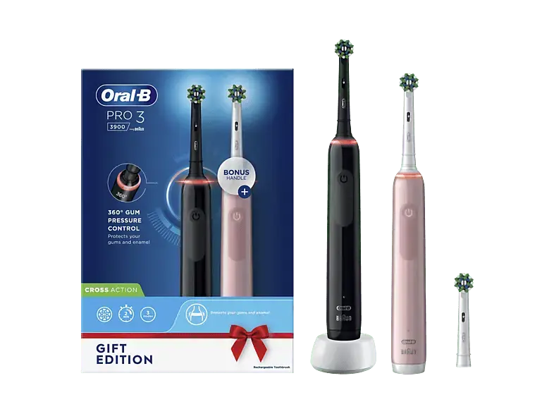 Oral-B Pro 3 n 3900N Elektrische Zahnbürste Black + Pink