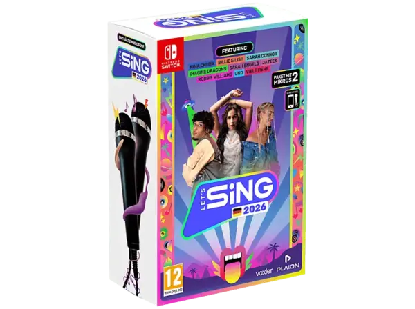 Let's Sing 2026 German Version + 2 Mics - [Nintendo Switch]