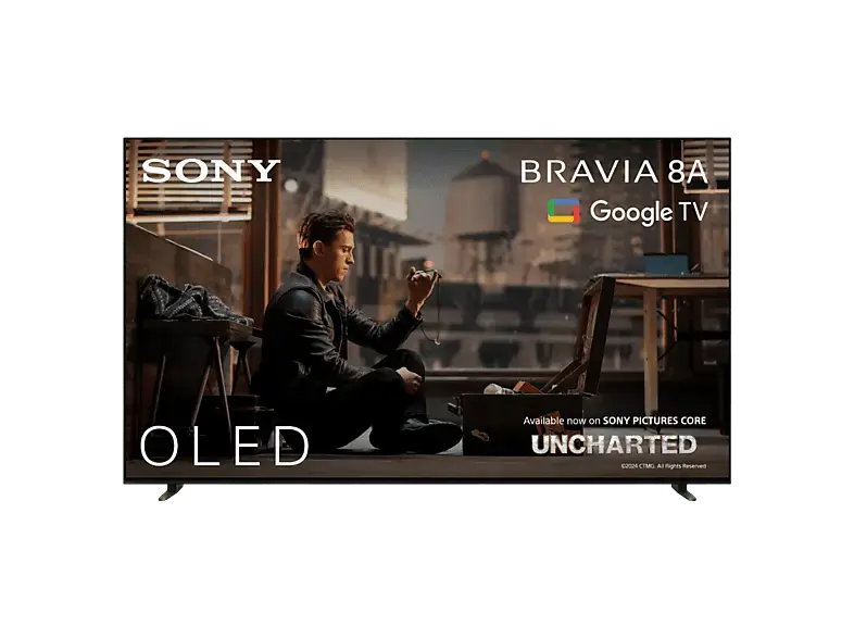 Sony 55XR8A (2025) Bravia 8A OLED 55 Zoll 4K HDR Google Smart TV Gaming Features für PlayStation 5 und Imax Enhanced, Dolby Vision Atmos; OLED TV