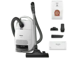 Miele Guard M1 S 8380 Staubsauger mit Staubbeutel (77 dB(A), maximale Leistung: 890 Watt, Brillantweiß)