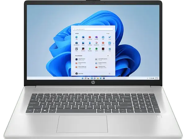 HP 17-cp3904ng Notebook 17,3 Zoll, Full-HD, AMD Ryzen™ 7 7730U Prozessor, 16 GB RAM, 1 TB SSD, Windows 11 Home, Radeon™ Onboard Graphics, Natural Silver