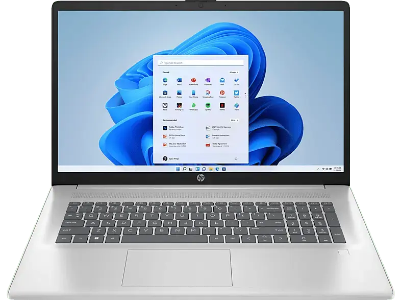 HP 17-cp3904ng Notebook 17,3 Zoll, Full-HD, AMD Ryzen™ 7 7730U Prozessor, 16 GB RAM, 1 TB SSD, Windows 11 Home, Radeon™ Onboard Graphics, Natural Silver