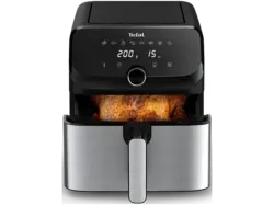 Tefal EY855D Easy Fry Mega Heißluftfritteuse 7,5 l, 2000 Watt, Schwarz