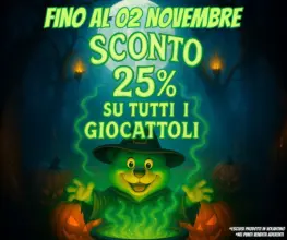 Sconto 25% su tutti i giocattoli