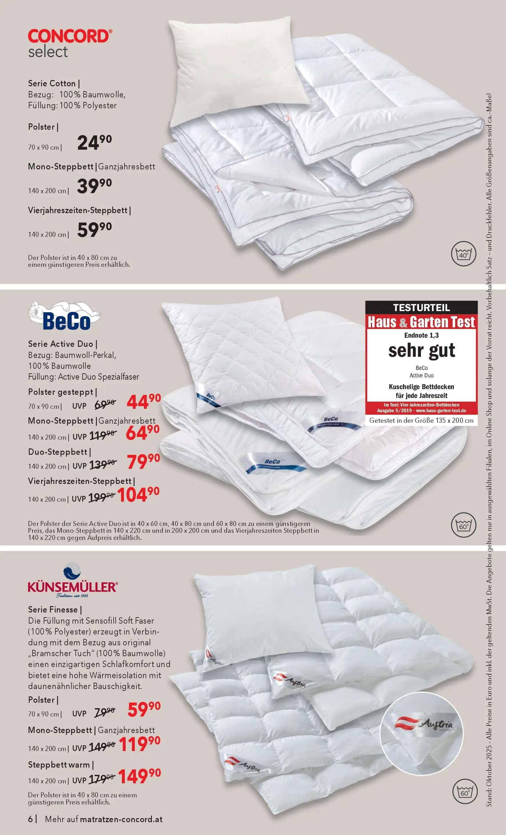 Matratzen Concord Ottensheim von 29.10.2025 - Aktuelle Angebote | Seite: 6