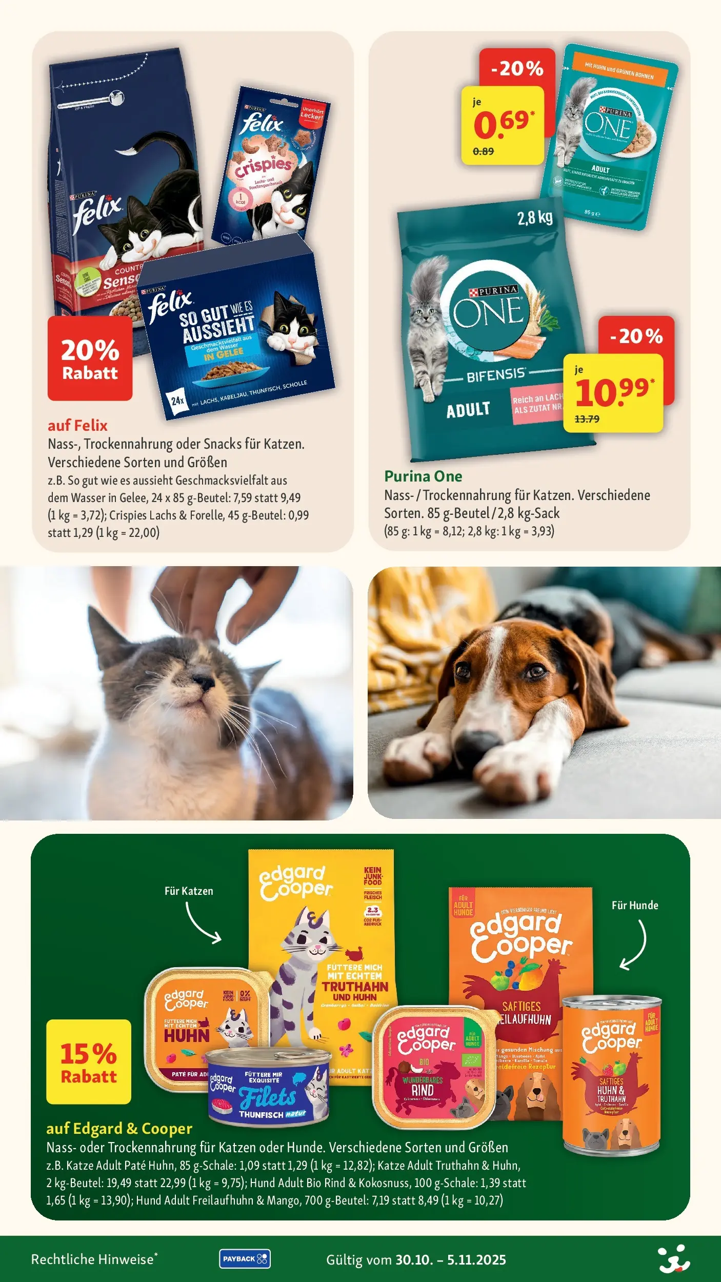 Fressnapf Prospekt 	 (ab 30.10.2025) zum Blättern | Seite: 8 | Produkte: Purina one, Thunfisch, Lachs, Wasser