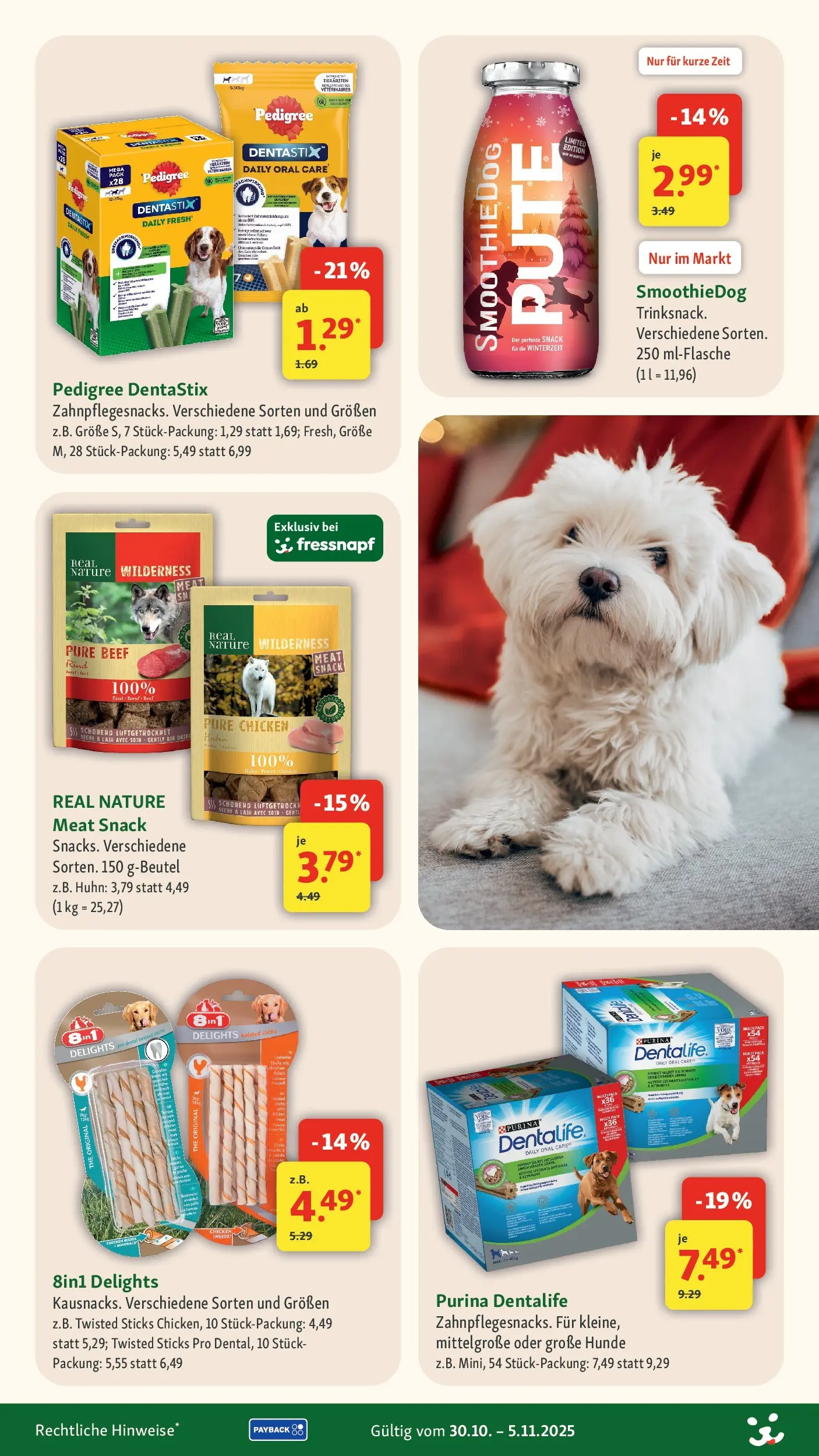 Fressnapf Prospekt 	 (ab 30.10.2025) zum Blättern | Seite: 12 | Produkte: Miele, Pute, Pedigree