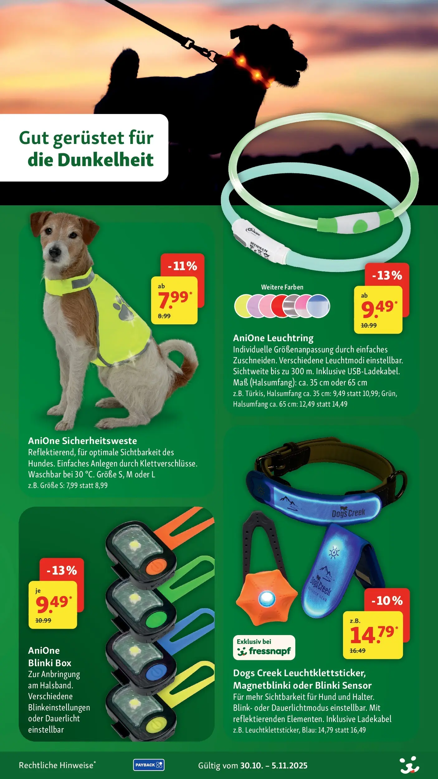 Fressnapf Prospekt 	 (ab 30.10.2025) zum Blättern | Seite: 17 | Produkte: Box, Ladekabel
