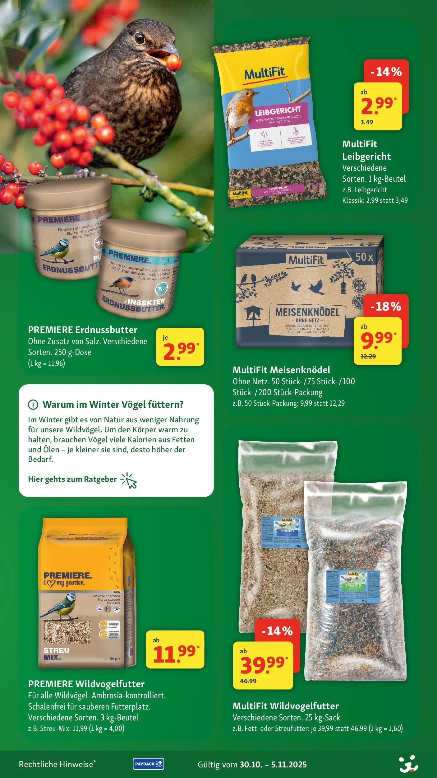 Fressnapf Prospekt 	 (ab 30.10.2025) zum Blättern | Seite: 18 | Produkte: Butter